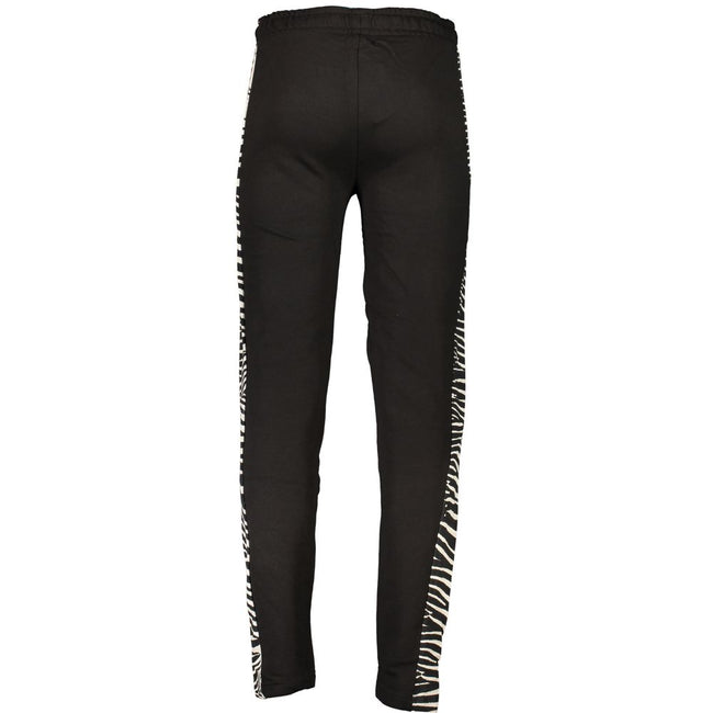 Cavalli Class Schwarze Baumwoll-Herren-Sweatpants