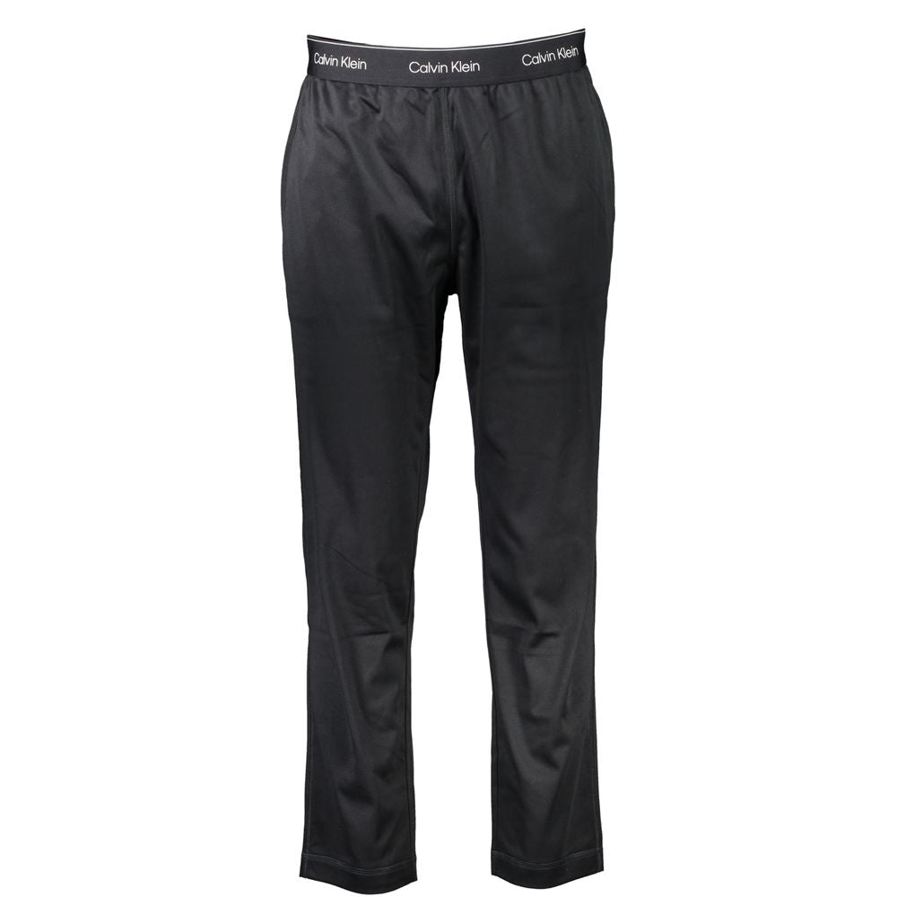 Calvin Klein Black Polyester Trousers