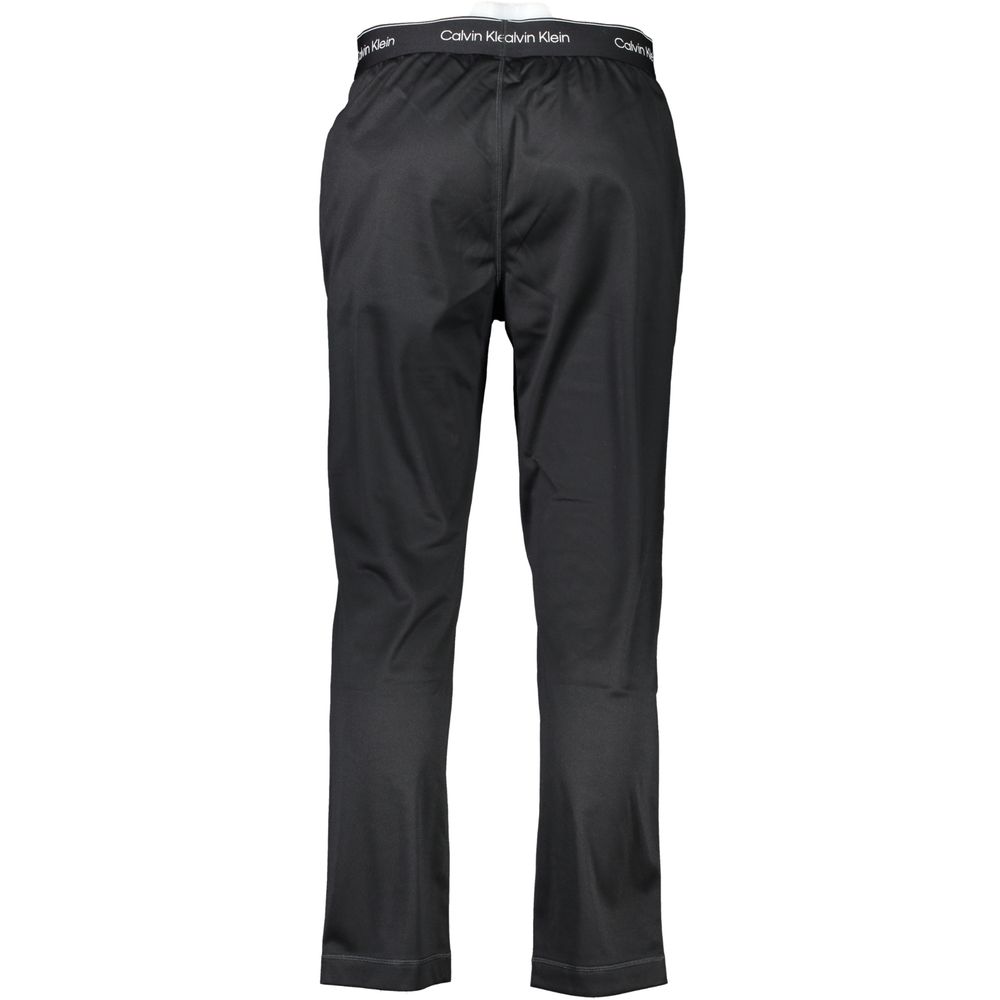 Calvin Klein Black Polyester Trousers