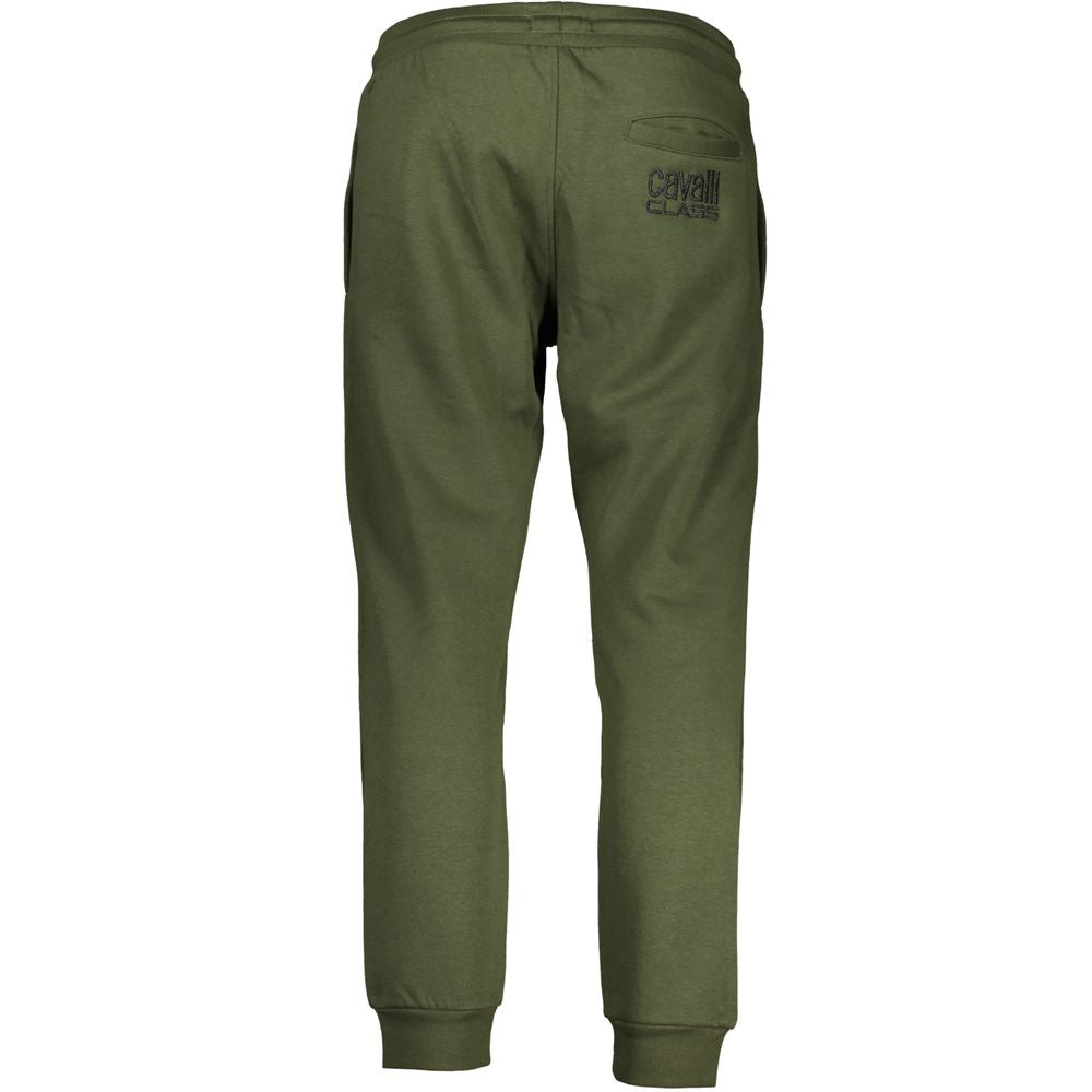 Cavalli Class Grüne Baumwollhose