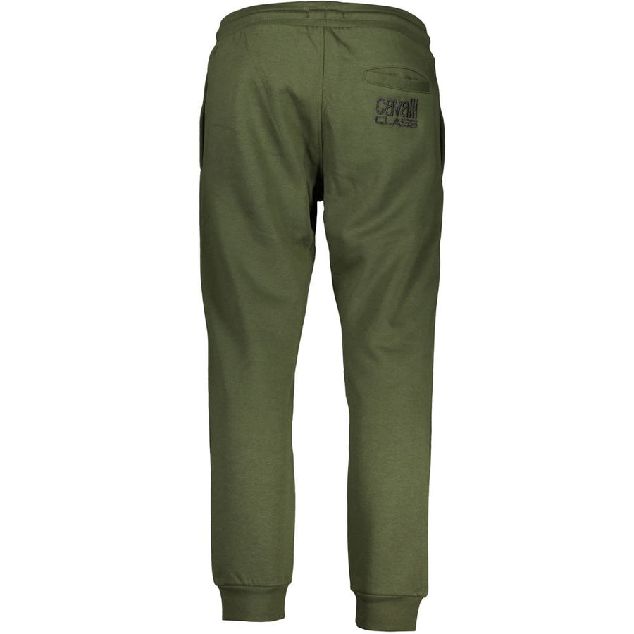 Cavalli Class Grüne Baumwollhose