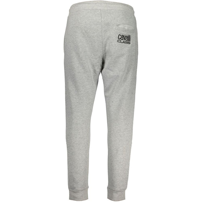 Cavalli Class Graue Baumwollhose
