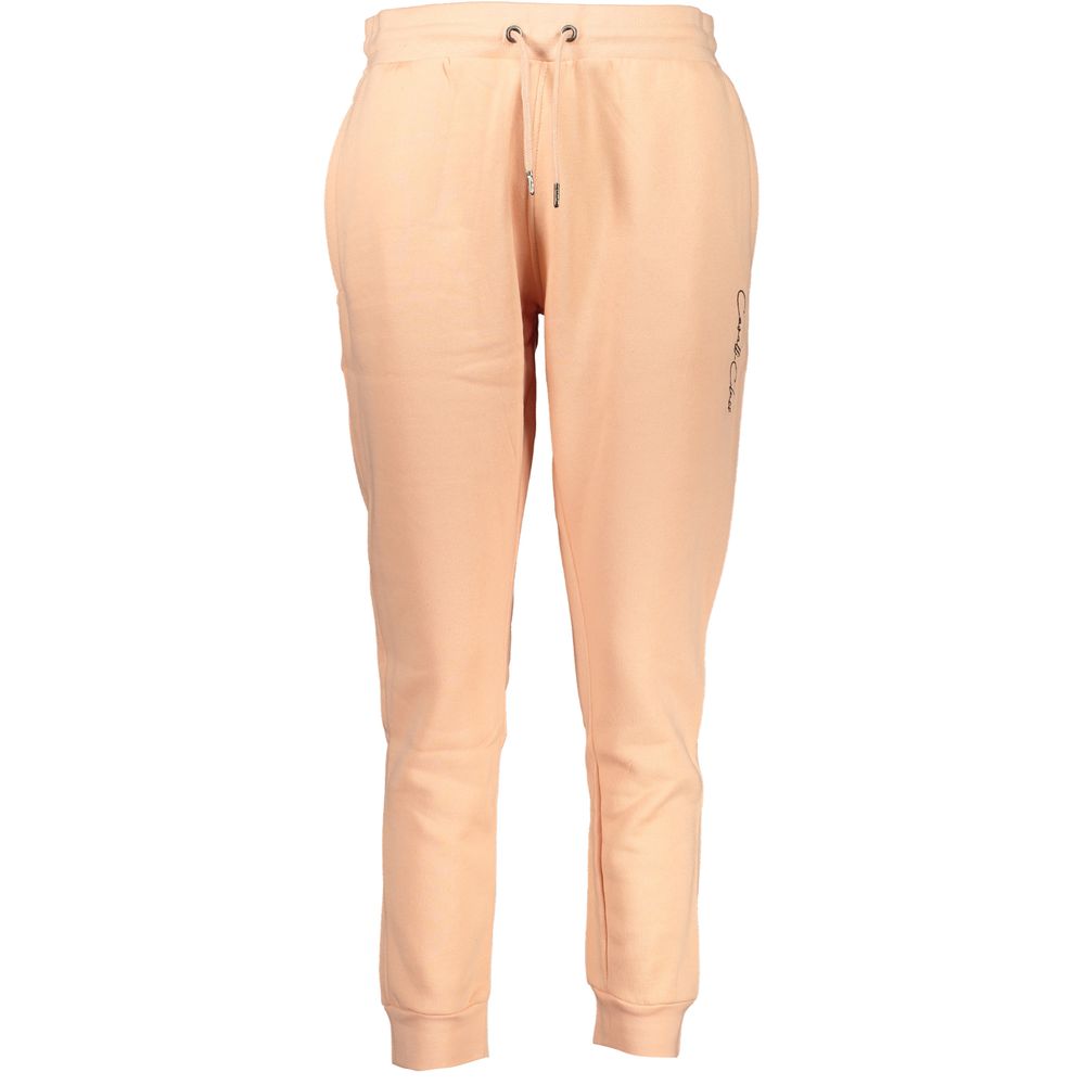 Cavalli Class Pink Cotton Trousers