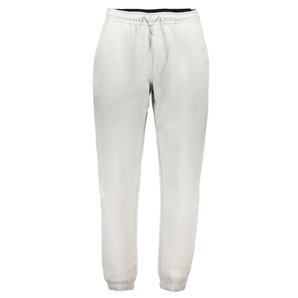 Calvin Klein Grey Cotton Sweatpants for Men
