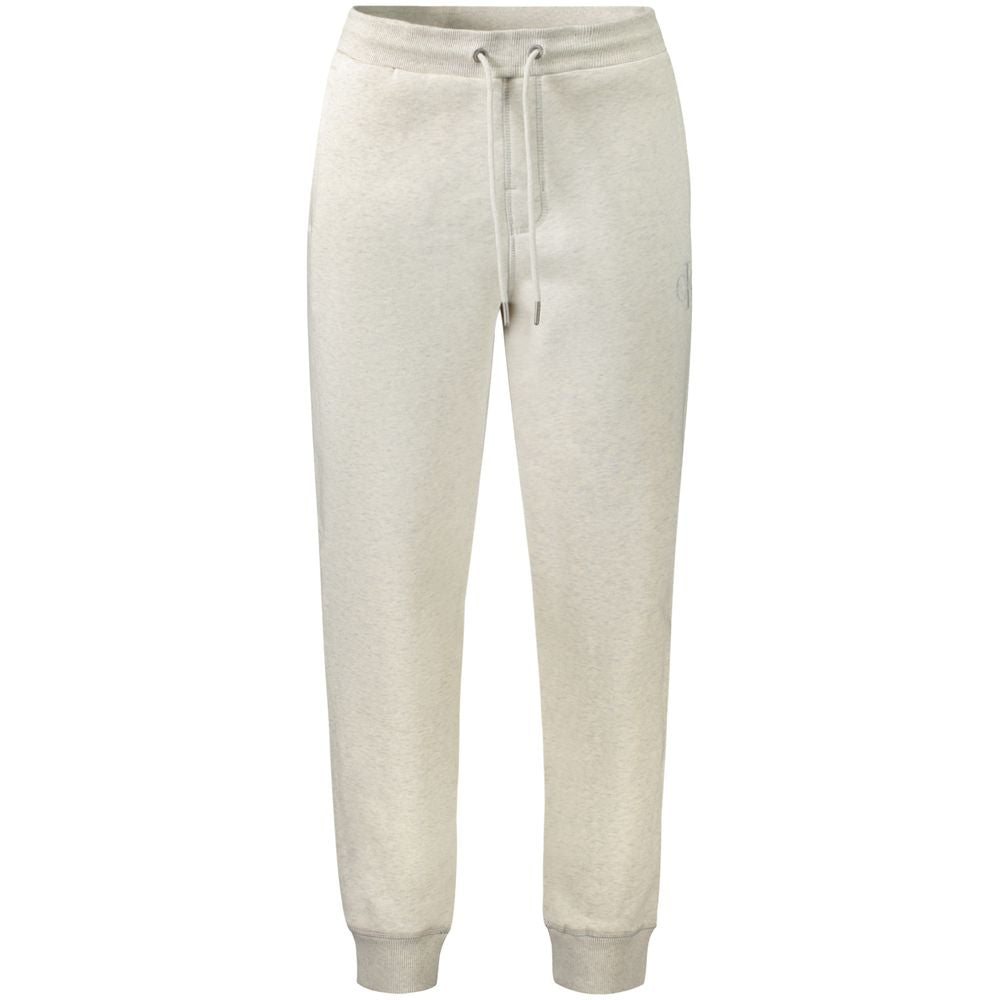 Calvin Klein Grey Cotton Trousers