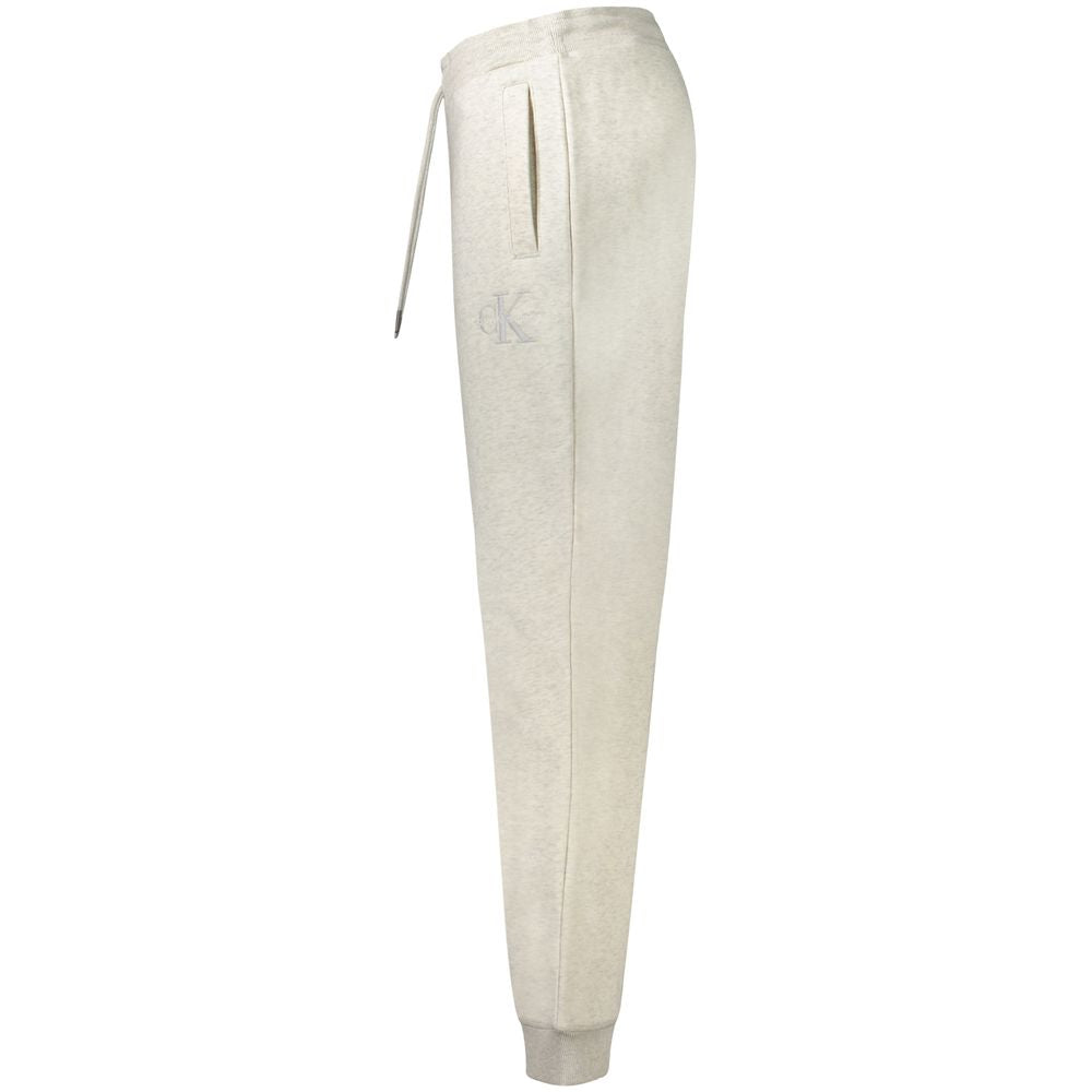 Calvin Klein Grey Cotton Trousers