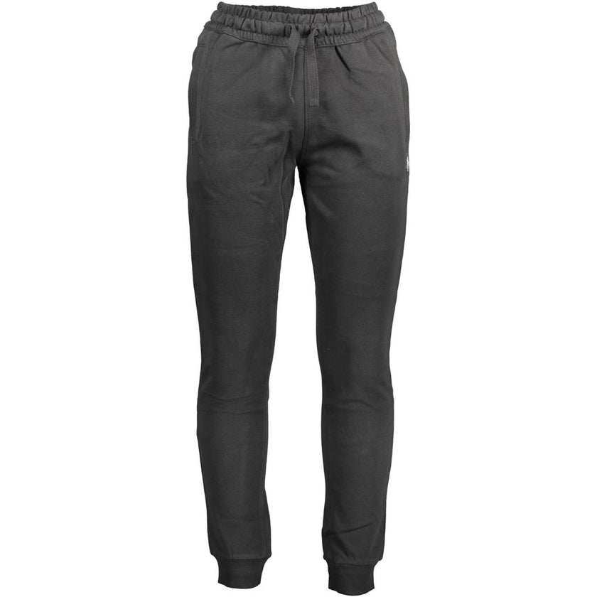 U.S. POLO ASSN. Schwarze Baumwollhose