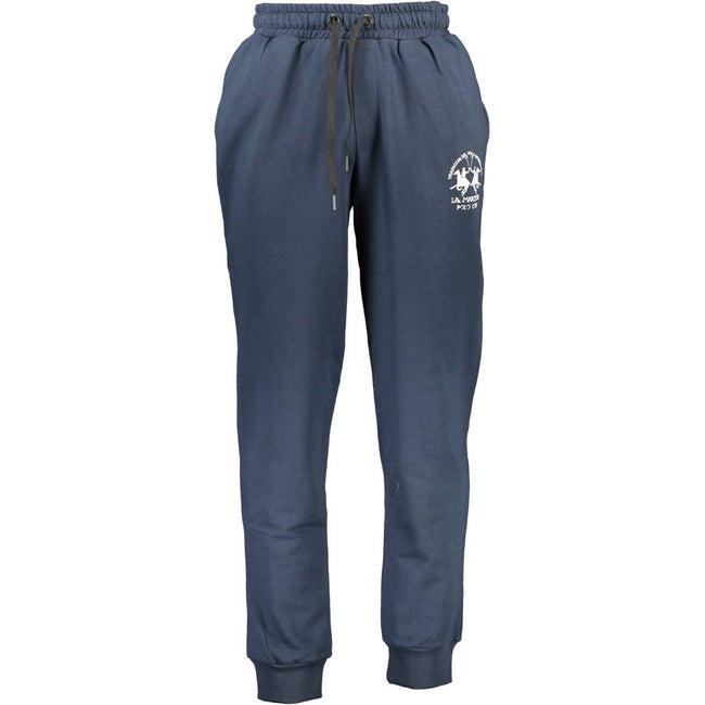 La Martina Blaue Baumwollhose