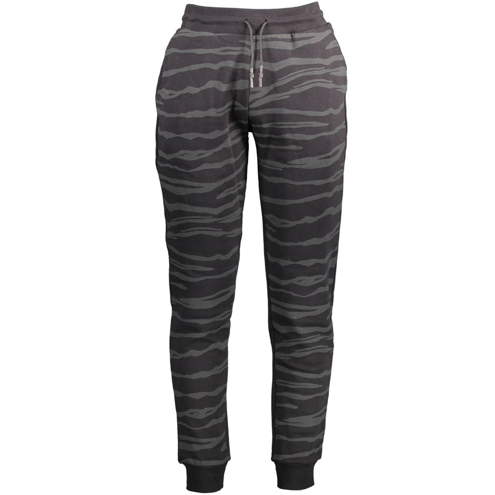 Cavalli Class Schwarze Baumwoll-Herren-Sweatpants