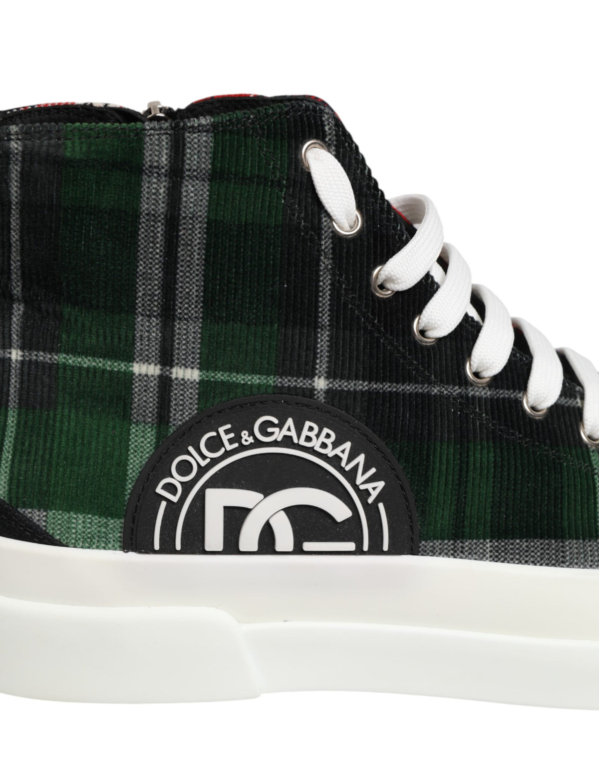 Dolce & Gabbana Multicolor Baumwolle High Top Männer Turnschuhe Schuhe