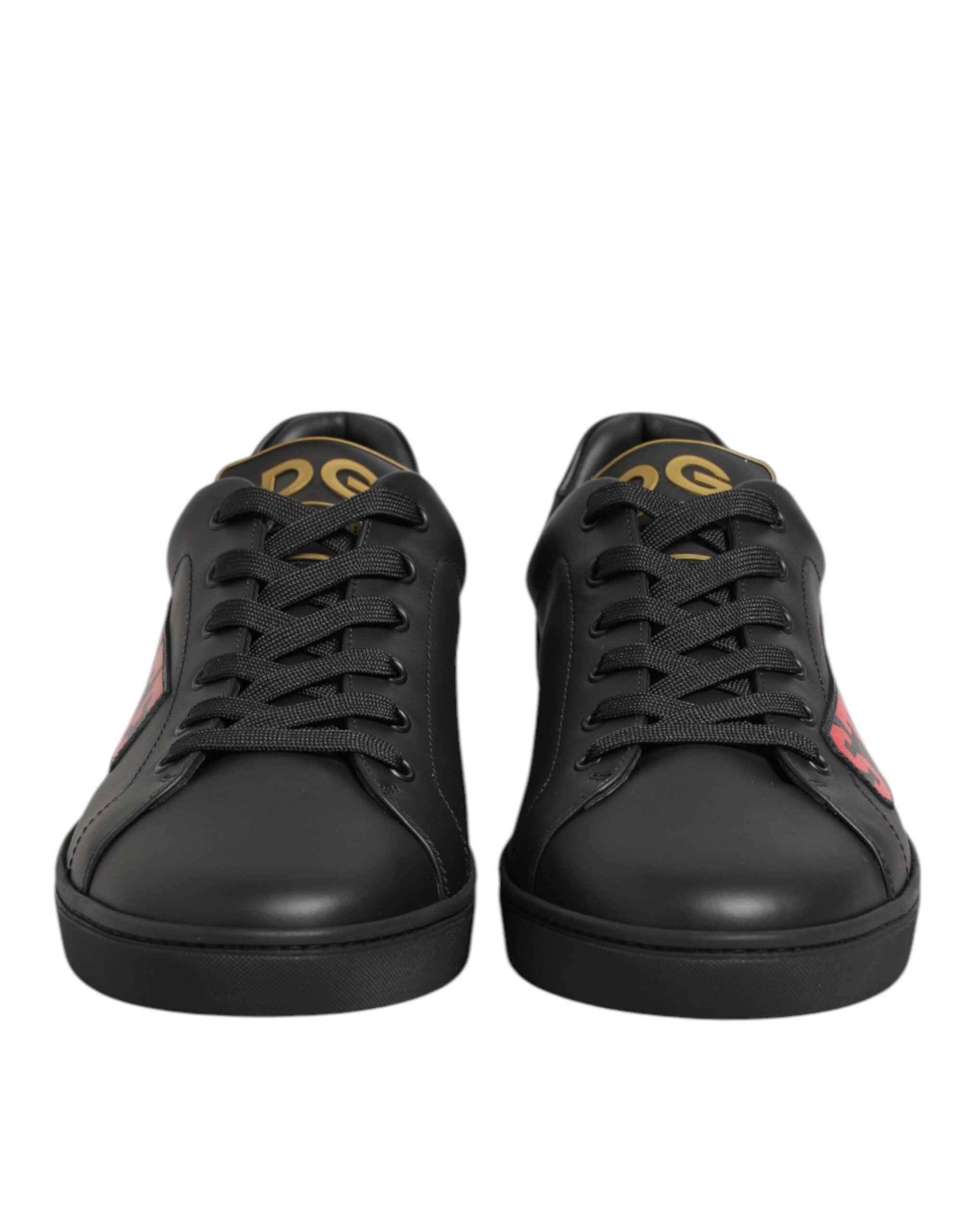 Dolce & Gabbana Schwarz Street Life Low Top Männer Turnschuhe Schuhe