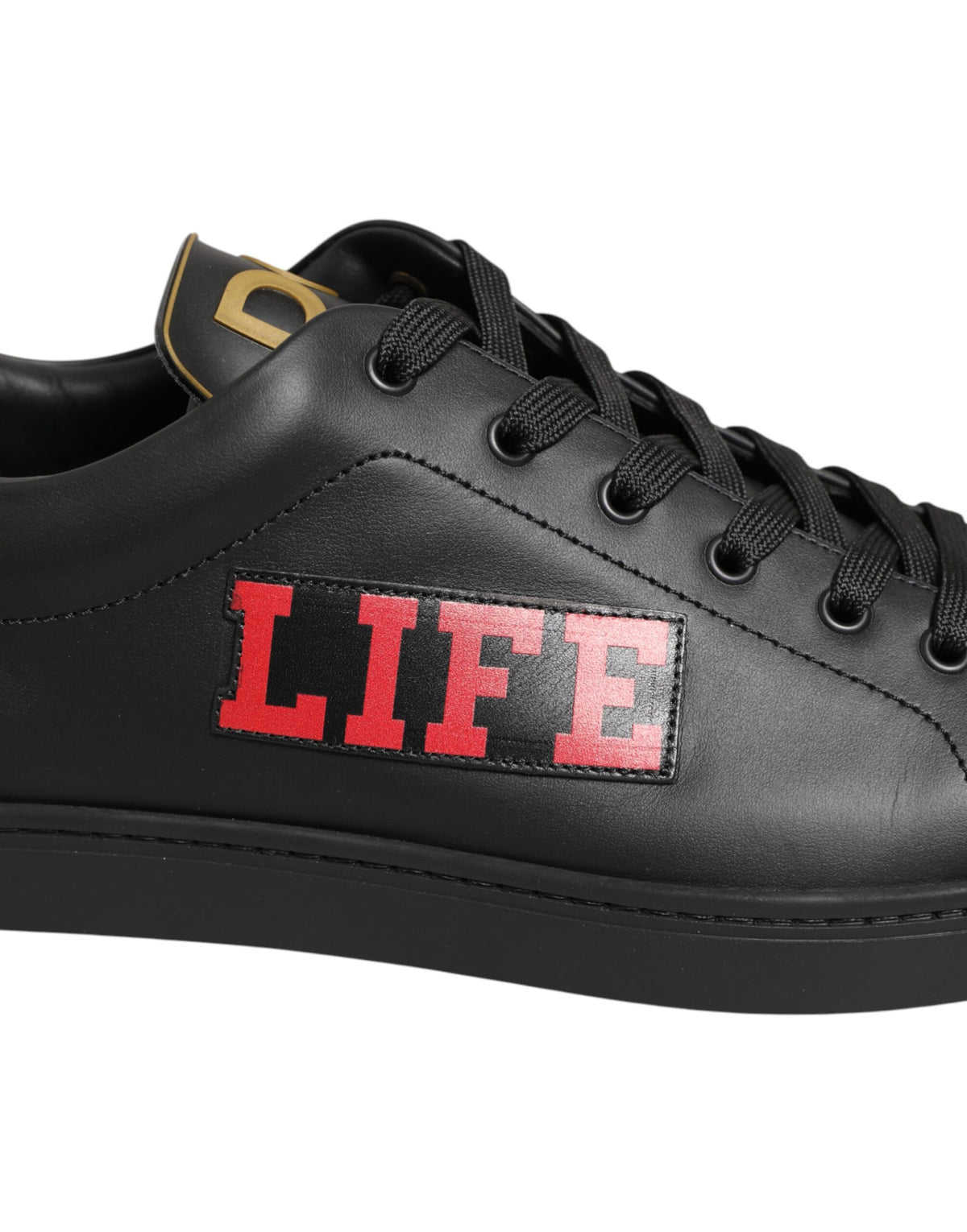 Dolce & Gabbana Schwarz Street Life Low Top Männer Turnschuhe Schuhe