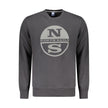 North Sails Schwarzer Baumwoll-Herren-Sweatshirt