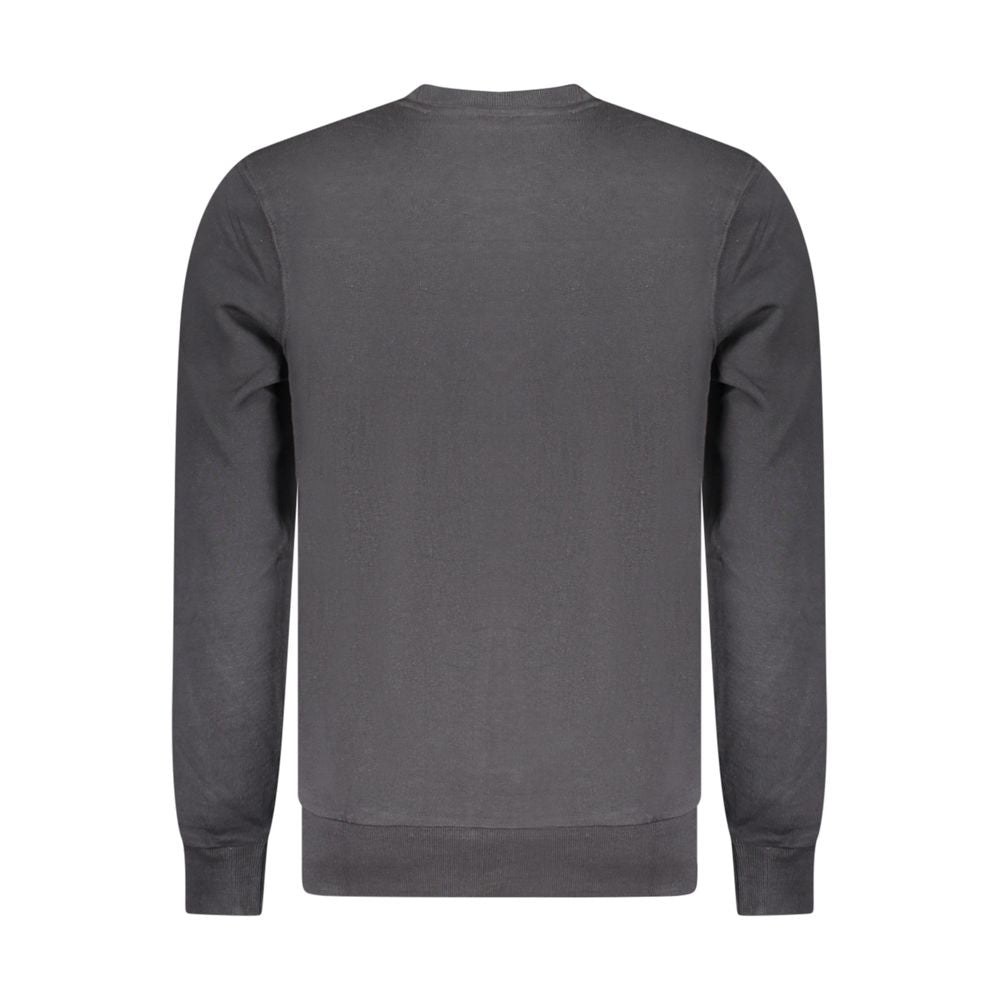 North Sails Schwarzer Baumwoll-Herren-Sweatshirt