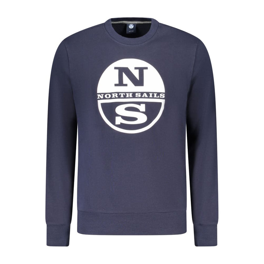 North Sails Blaues Baumwoll-Sweatshirt für Herren