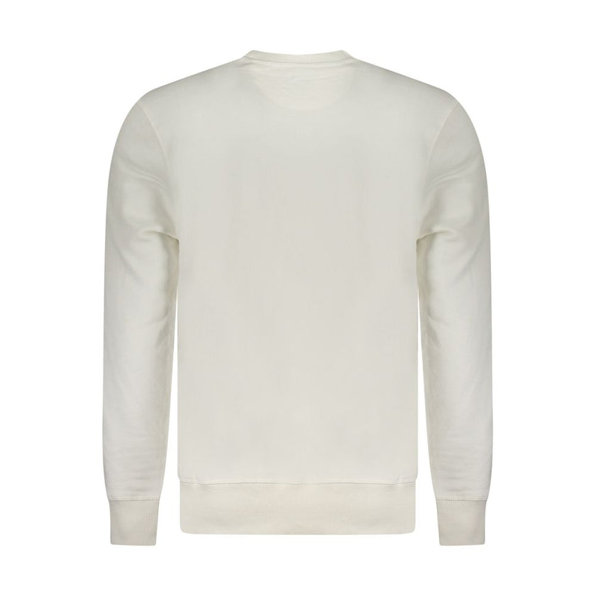 North Sails Bianco Baumwoll-Sweatshirt für Herren