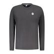 North Sails Schwarzes Baumwoll-T-Shirt für Herren