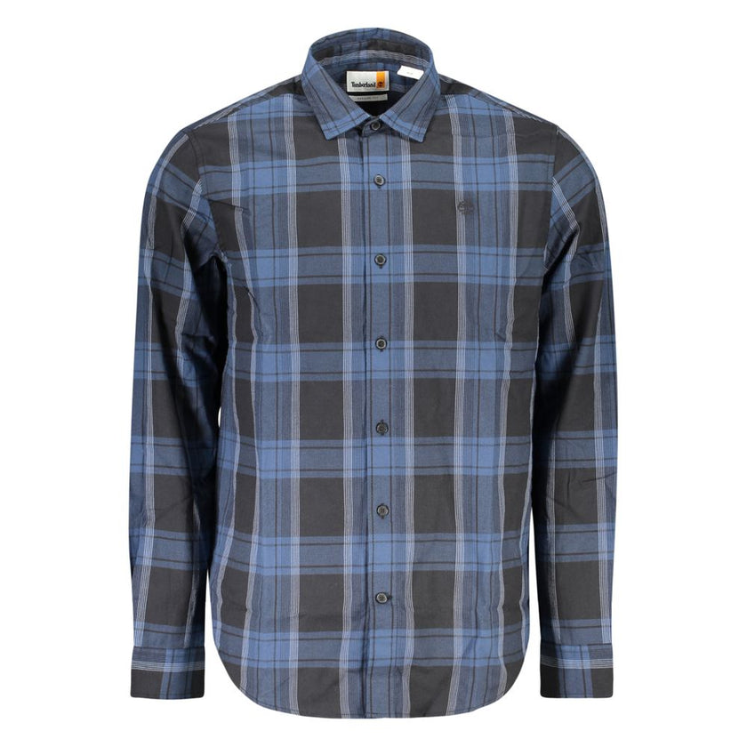 Timberland Herrenhemd aus blauer Baumwolle
