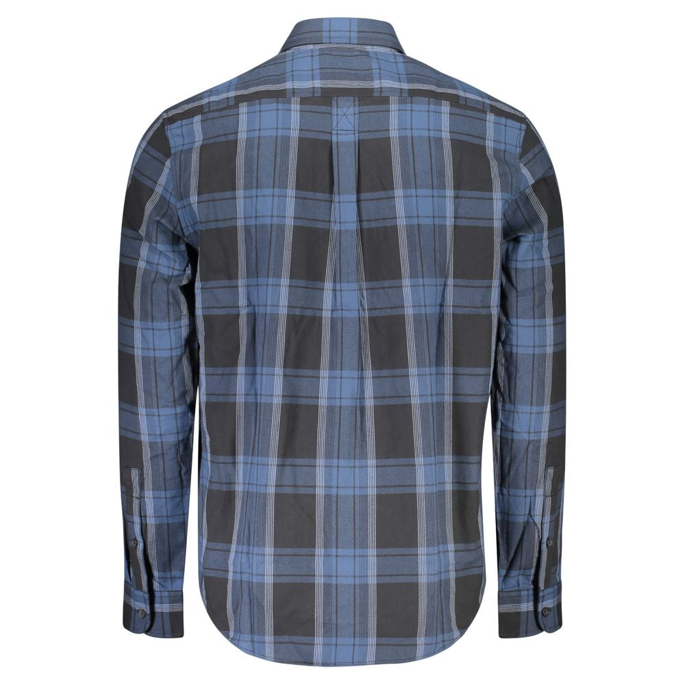 Timberland Herrenhemd aus blauer Baumwolle