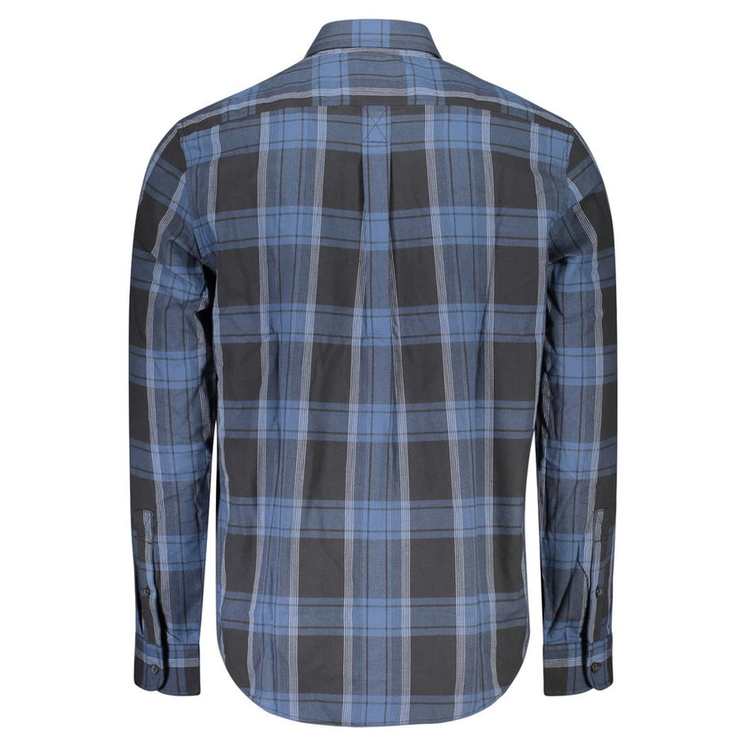 Timberland Herrenhemd aus blauer Baumwolle