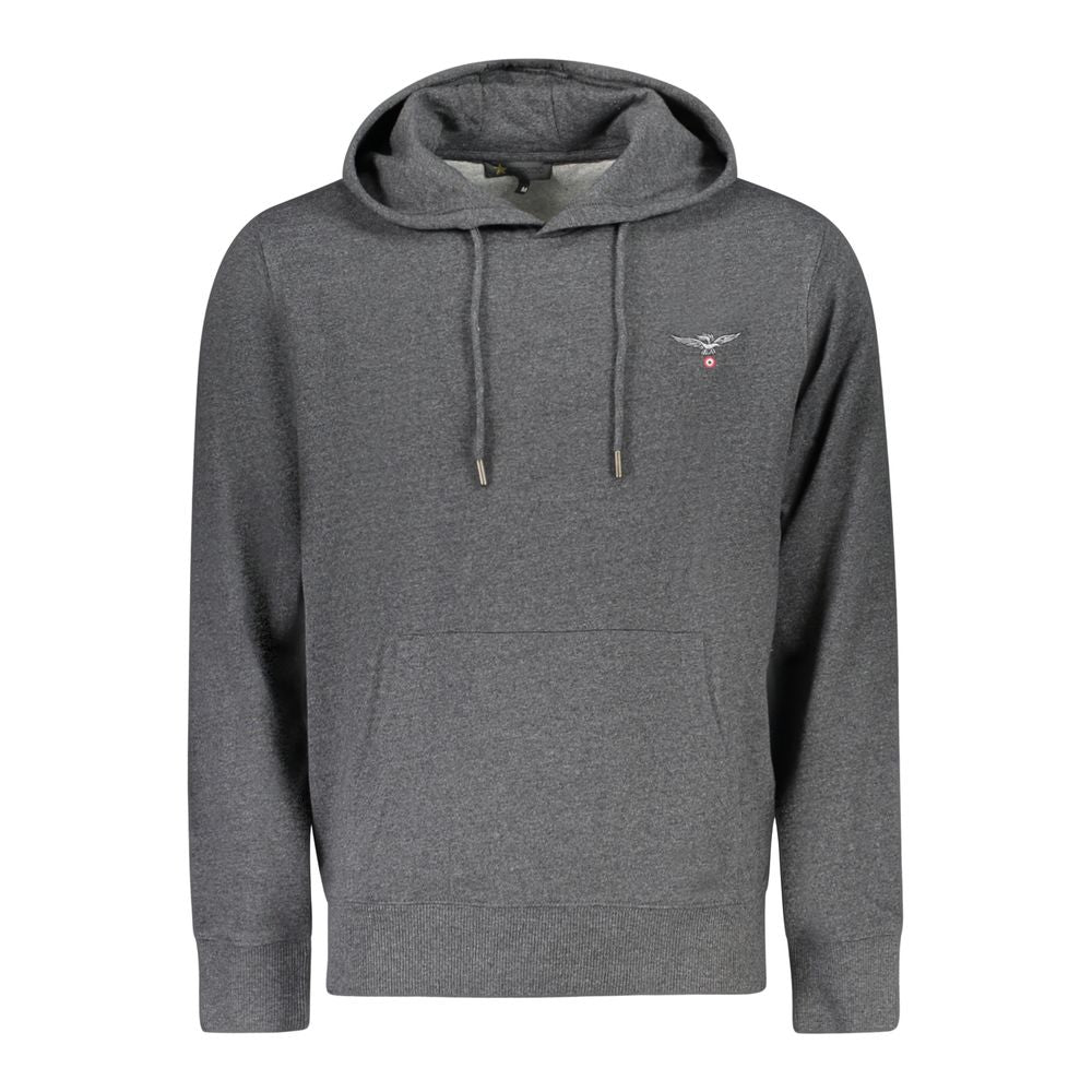 Accademia Militare Grigio Herren-Kapuzenpullover aus Baumwolle