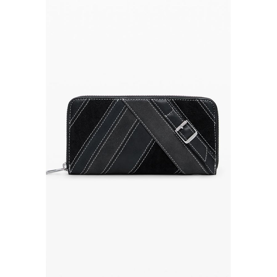 Desigual Nero Poliuretano Damen Geldbörse