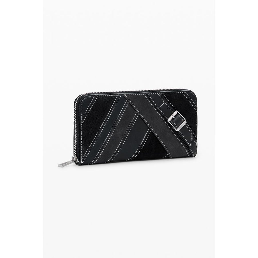 Desigual Nero Poliuretano Damen Geldbörse