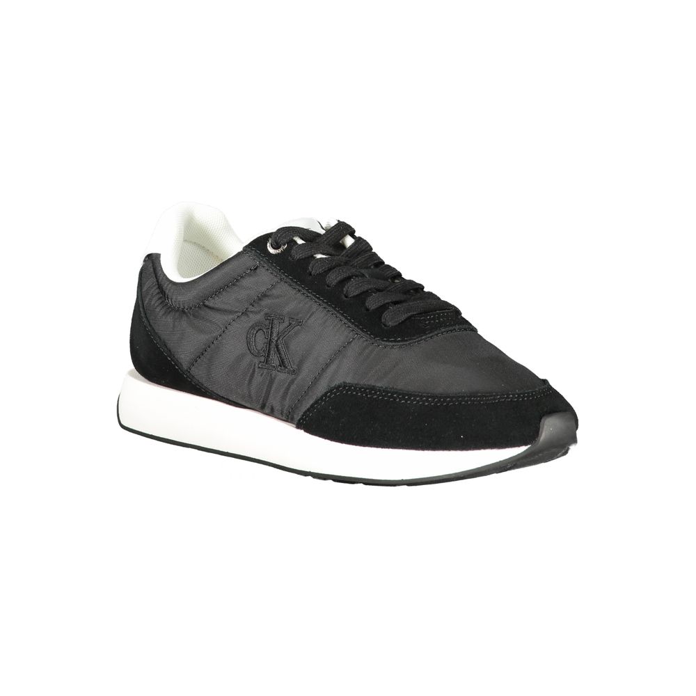 Calvin Klein Schwarzer Damen-Sneaker aus Polyester