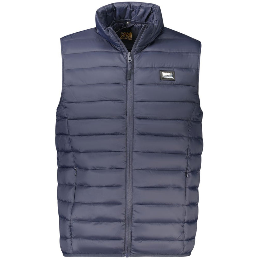 Cavalli Class Polyester-Jacken & Mantel in Blau