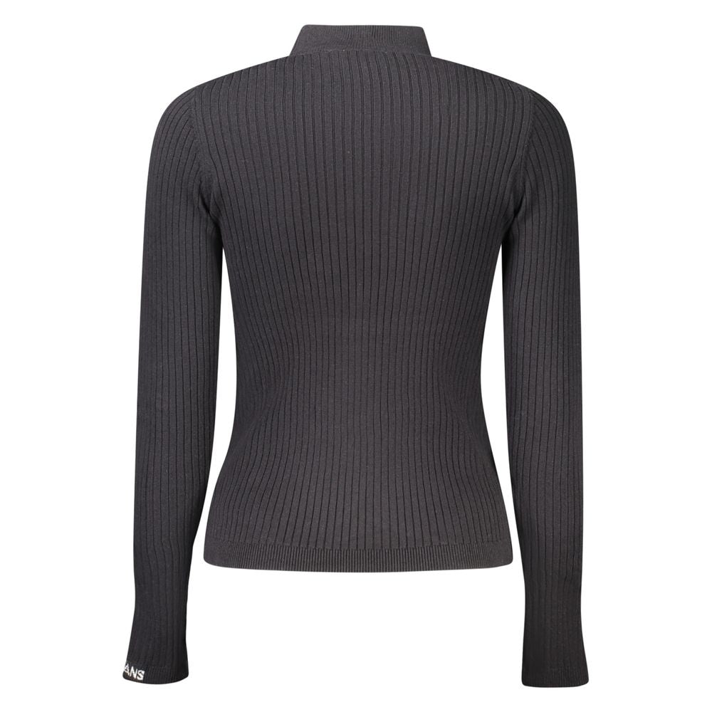 Pepe Jeans Schwarzer Damen-Strickpullover aus Baumwolle