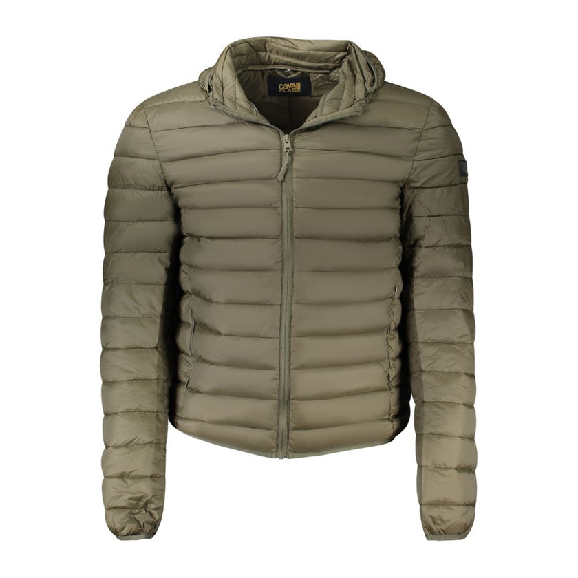 Cavalli Class Herrenjacke aus Verde-Polyester