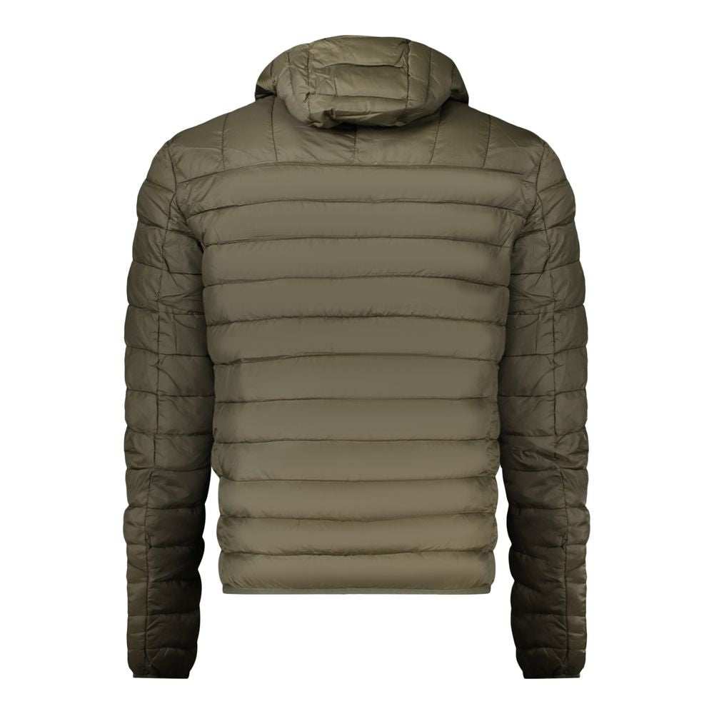 Cavalli Class Green Polyester Parka