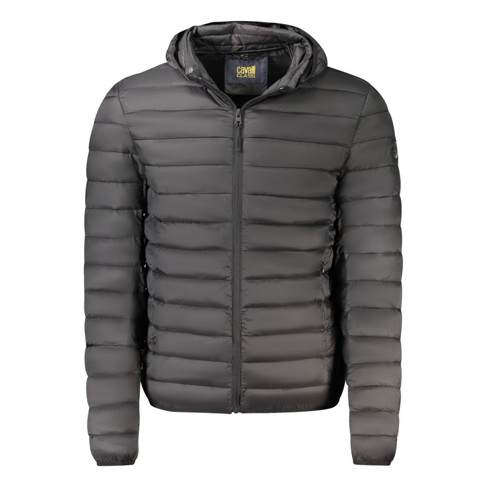 Cavalli Class Men's Black Polyester Jacket