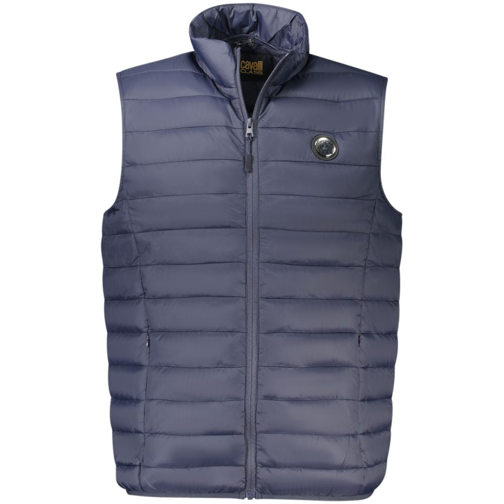 Cavalli Class Blue Polyester Men's Jacket