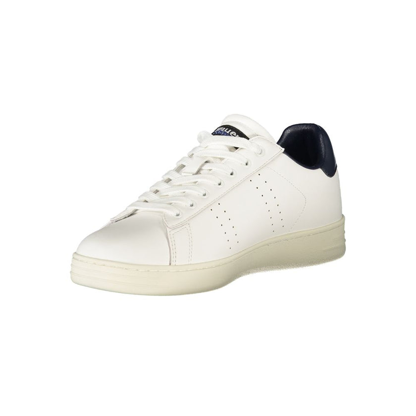 Blauer Herren-Sneaker aus weißem Polyurethan