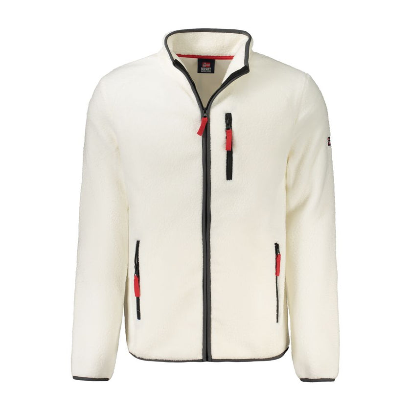 Norway 1963 Weißes Sweatshirt aus Polyester für Herren