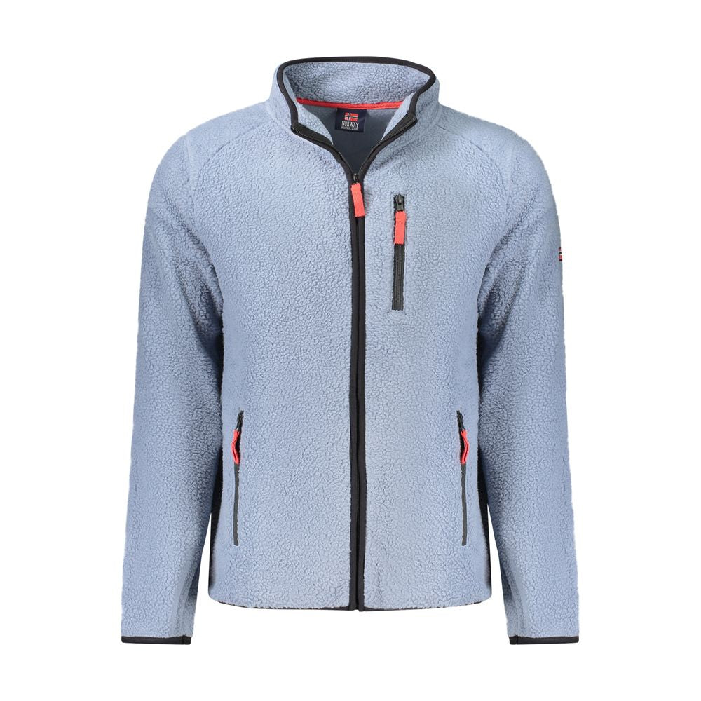 Norway 1963 Blauer Herren-Sweatshirt aus Polyester