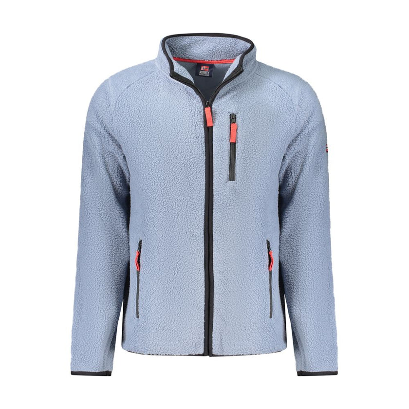 Norway 1963 Blauer Herren-Sweatshirt aus Polyester