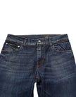 Dolce & Gabbana Stretch-Baumwoll-Jeans im Skinny-Fit für Herren in Blau