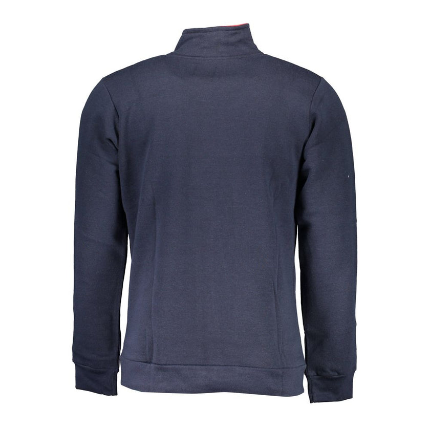 Gianmarco Venturi Blauer Herren-Sweatshirt aus Polyester