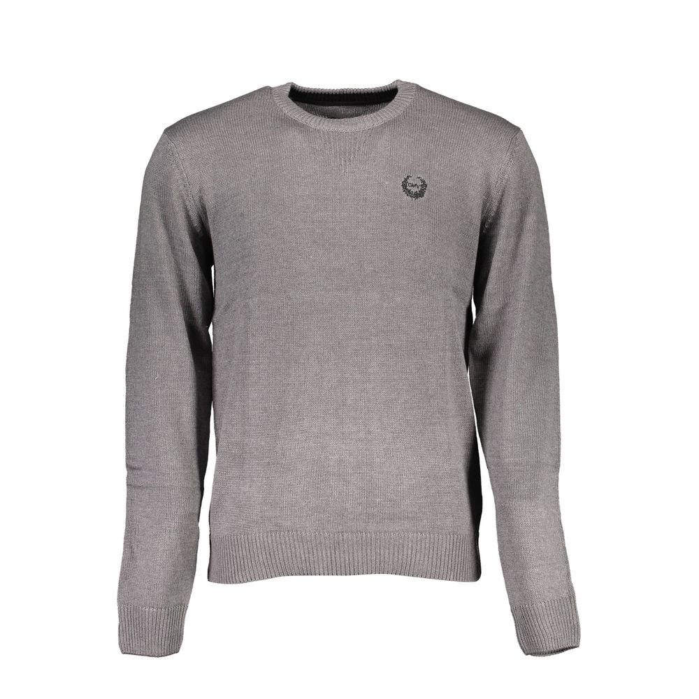 Gianmarco Venturi Men's Grey Cotton Sweater