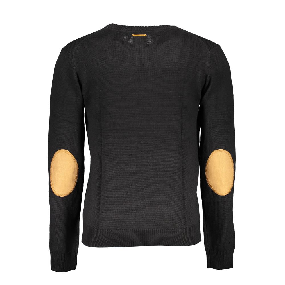 Gianmarco Venturi Men's Black Cotton Sweater