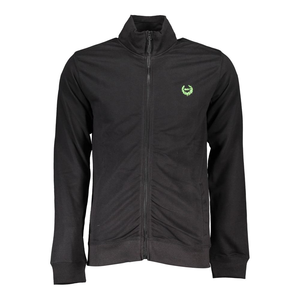 Gianmarco Venturi Schwarzer Baumwoll-Sweatshirt