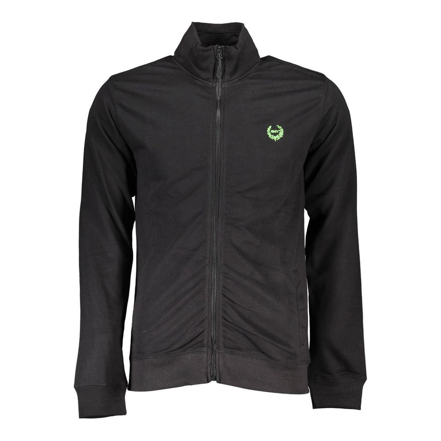 Gianmarco Venturi Black Cotton Sweatshirt