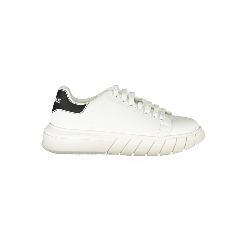 Gaelle Paris Bianco Polyurethane Herren Sneaker