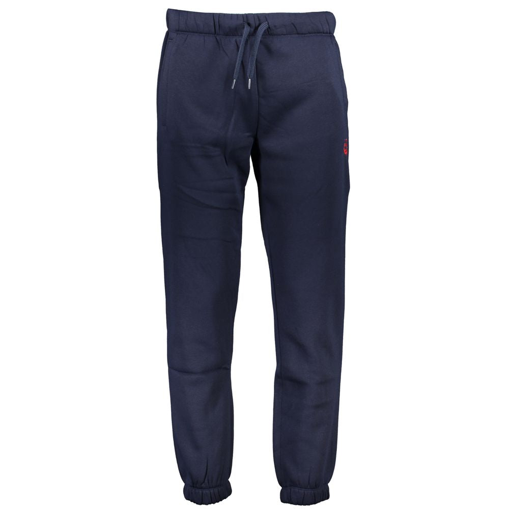 Gianmarco Venturi Blue Cotton Trousers
