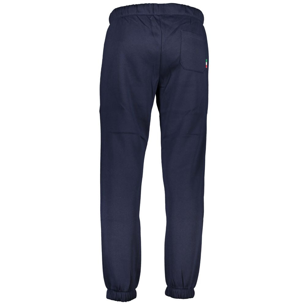 Gianmarco Venturi Blue Cotton Trousers