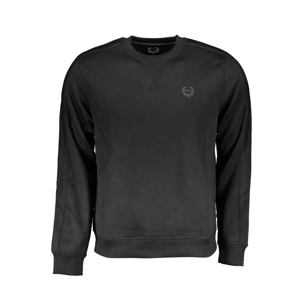 Gianmarco Venturi Schwarzer Baumwoll-Sweatshirt