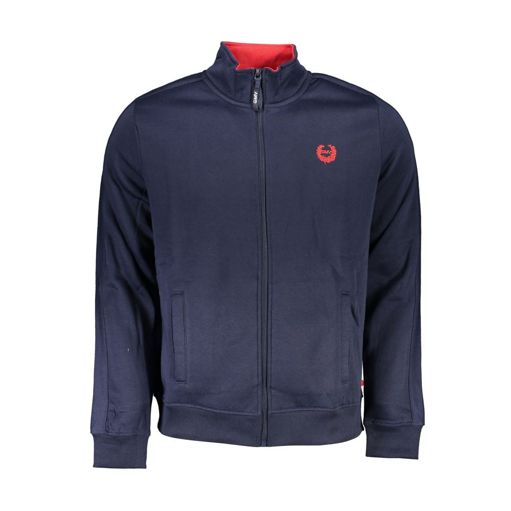 Gianmarco Venturi Blaues Herren-Sweatshirt aus Polyester