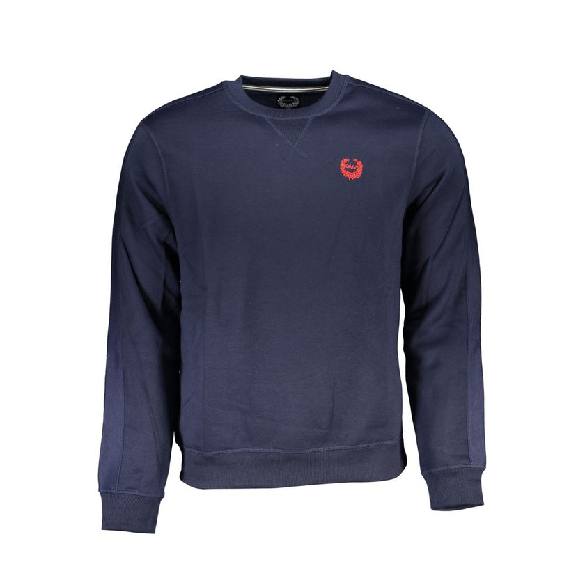 Gianmarco Venturi Blaues Herren-Sweatshirt aus Polyester